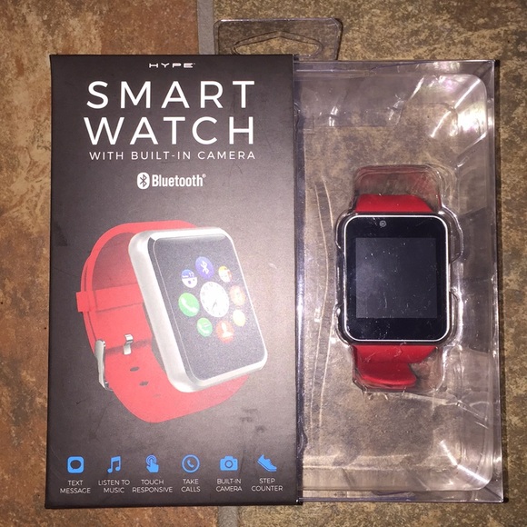 hype bluetooth smartwatch with camera